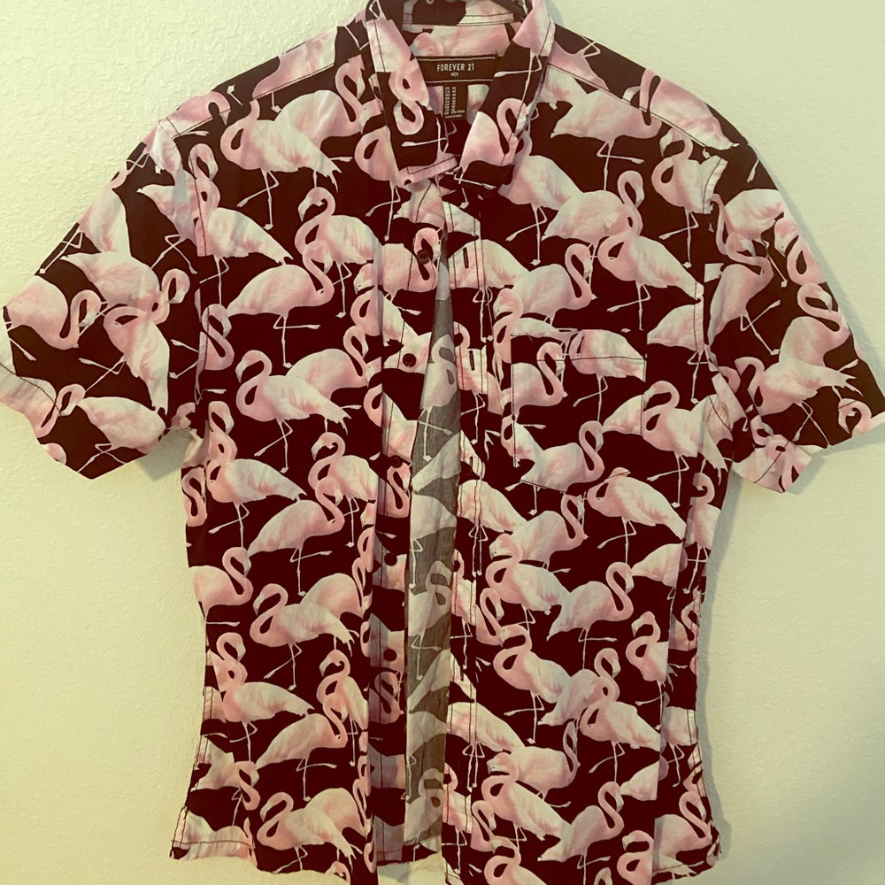 Flamingo Print shirt